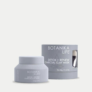 Detox + Renew Charcoal Clay Mask | Botanika Life