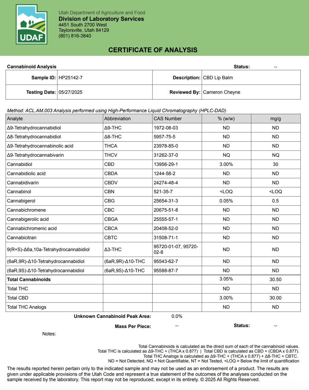 CBD Lip Balm | Cause + Medic