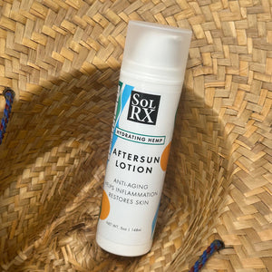 Aftersun Moisturizing Lotion - Hemp Infused | SolRX