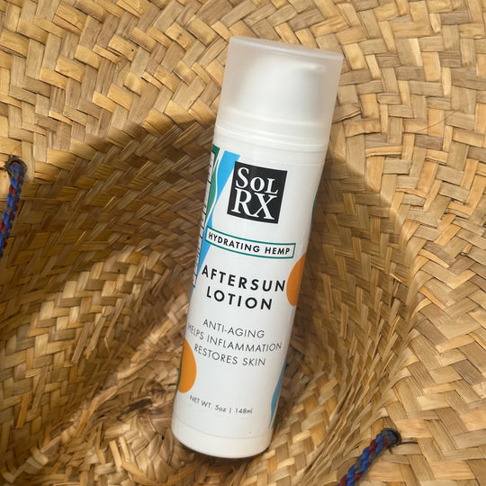 Aftersun Moisturizing Lotion - Hemp Infused | SolRX