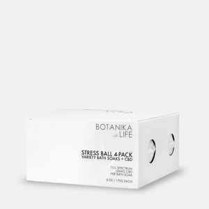 CBD Bath Bombs - 4-Pack Variety Natural Bath Soaks | Botanika Life